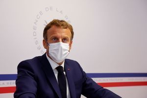 Emmanuel Macron au Fort de Brégançon le 11 juillet 2021