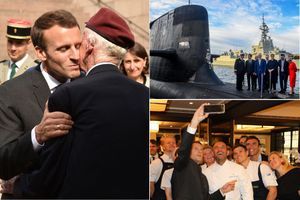 Anciens combattants, accords et gastronomie pour Macron en Australie