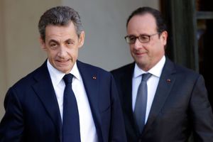 Nicolas Sarkozy à l'Elysée dimanche.