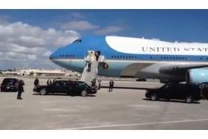 Barack Obama débarque en Floride