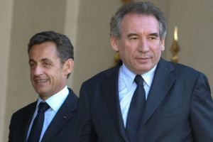 Nicolas Sarkozy et François Bayrou en 2009. 