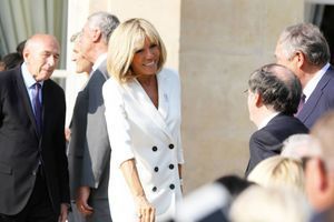Brigitte Macron à l'Elysée, le 20 juin 2017.