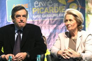 François Fillon et Caroline Cayeux, en mars 2010.