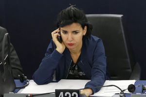 Rachida Dati au Parlement européen en 2014.