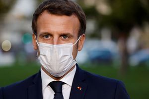 Emmanuel Macron dans le Val d'Oise vendredi dernier. 