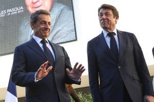 Nicolas Sarkozy et Christian Estrosi ici à Nice en novembre 2018. 