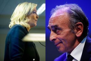 Marine Le Pen et Eric Zemmour.