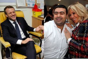 Sida : Emmanuel et Brigitte Macron visitent un hôpital