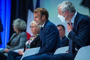 Emmanuel Macron à Paris jeudi.