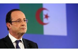  François Hollande à Alger, mercredi.
