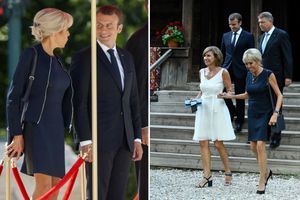 Escale à Bucarest pour Emmanuel et Brigitte Macron