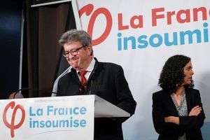 Jean-Luc Mélenchon et Manon Aubry le 26 mai 2019.