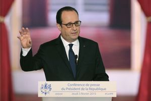 François Hollande à l'Elysée jeudi.