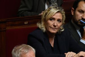 Marine Le Pen la semaine dernière à l'Assemblée nationale.