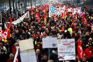 Manifestation à Caen, mardi 17 décembre.
