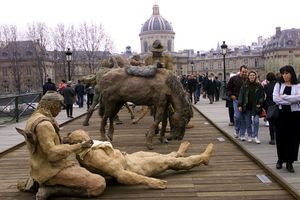Jean Tibéri avait organisé l'exposition d'Ousmane Sow à Paris en 1999.