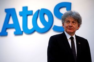 Thierry Breton, PDG d'Atos, à Paris le 12 avril 2016. 