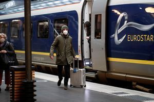 Image d'illustration.Un Eurostar gare du Nord à Paris, le 23 décembre dernier. 