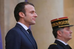 Emmanuel Macron à l'Elysée, mercredi.