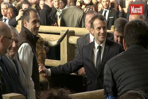 La première visite d’Emmanuel Macron au salon de l’Agriculture