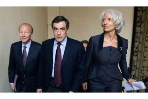  Christine Lagarde et Brice Hortefeux devraient toujours encadrer le Premier ministre François Fillon.