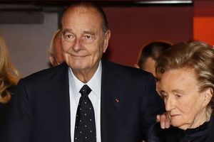 Jacques Chirac et son épouse Bernadette au "Prix de la Fondation Chirac", au Musee du Quai Branly, à Paris, le 21 novembre 2013.