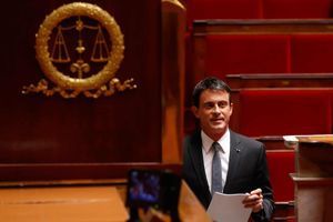 Manuel Valls à l'Assemblée ce mercredi.