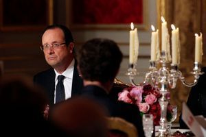 François Hollande lors d'un dîner d'Etat à l'Elysée, le 7 mai dernier.
