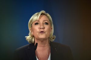 Marine Le Pen à Hénin Beaumont dimanche 11 juin.