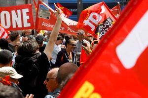 Manifestation contre la loi Travail à Marseille, le 26 mai.