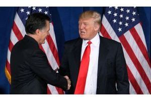  Mitt Romney et Donald Trump