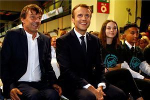 Emmanuel Macron et Nicolas Hulot, en octobre à Rungis. 