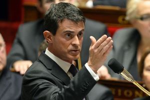 Manuel Valls à l'Assemblée nationale, le mercredi 18 novembre.