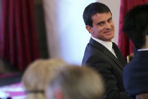 Manuel Valls à l'Elysée, le 5 mai dernier.