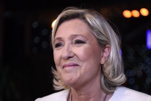 Marine Le Pen le 26 mai dernier à Paris.