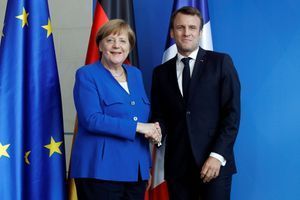 Angela Merkel et Emmanuel Macron, à Berlin le 29 avril 2019.