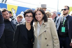 Rachida Dati et Anne Hidalgo, en avril 2019. 