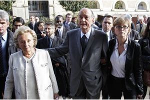 Le 5 novembre 2010, Bernadette, Jacques et Claude Chirac au musée du Quai Branly.