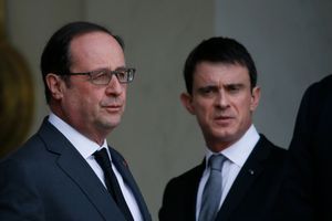 François Hollande en baisse et Manuel Valls en légère hausse dans le dernier tableau de bord Ifop-Fiducial pour Match et Sud-Radio.