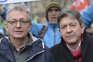 Pierre Laurent et Jean-Luc Mélenchon, en février 2015.