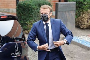 Emmanuel Macron à Roubaix le 14 septembre 2021.