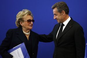 Bernadette Chirac et Nicolas Sarkozy en 2014