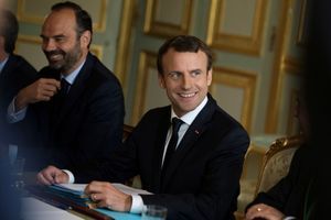 Edoaurd Philippe et Emmauel Macron , ici à l'Elysée en juillet 2017.