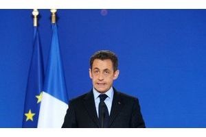  Nicolas Sarkozy à Bruxelles le 1er mars. Le sommet de l'Union européenne sur la crise bancaire et économique a abouti à des résultats décevants.