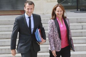 Emmanuel Macron et Ségolène Royal en août dernier à l'Elysée. 