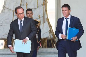 François Hollande et Manuel Valls à l'Elysée, le 19 août dernier.