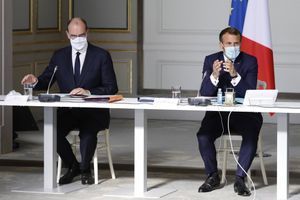 Jean Castex et Emmanuel Macron le 26 août 2020.