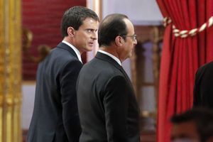 Manuel Valls et François Hollande le 5 février dernier.