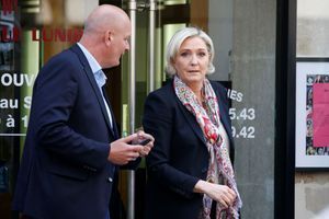 Marine Le Pen lundi à Paris.