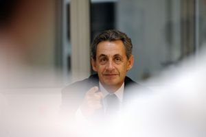 Nicolas Sarkozy à Marcq-en-Baroeul, le 22 septembre. Il y a rencontré des salariés du groupe alimentaire Holder.